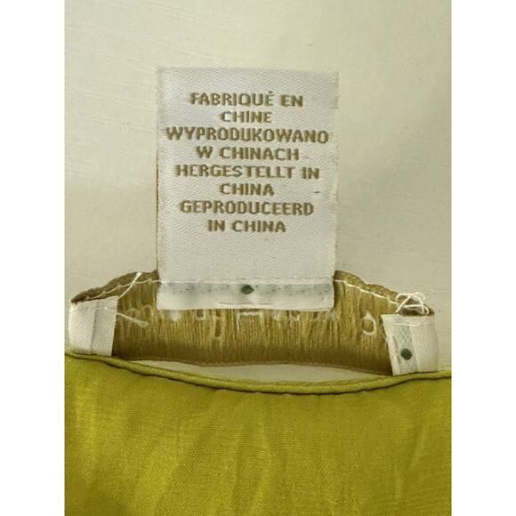 House of Harlow 1960 Green Vera Satin Retro Short Sleeve Blouse M - Picture 5 of 7